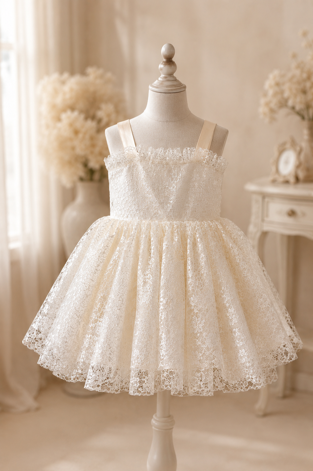 Lace Flower Girl Dress