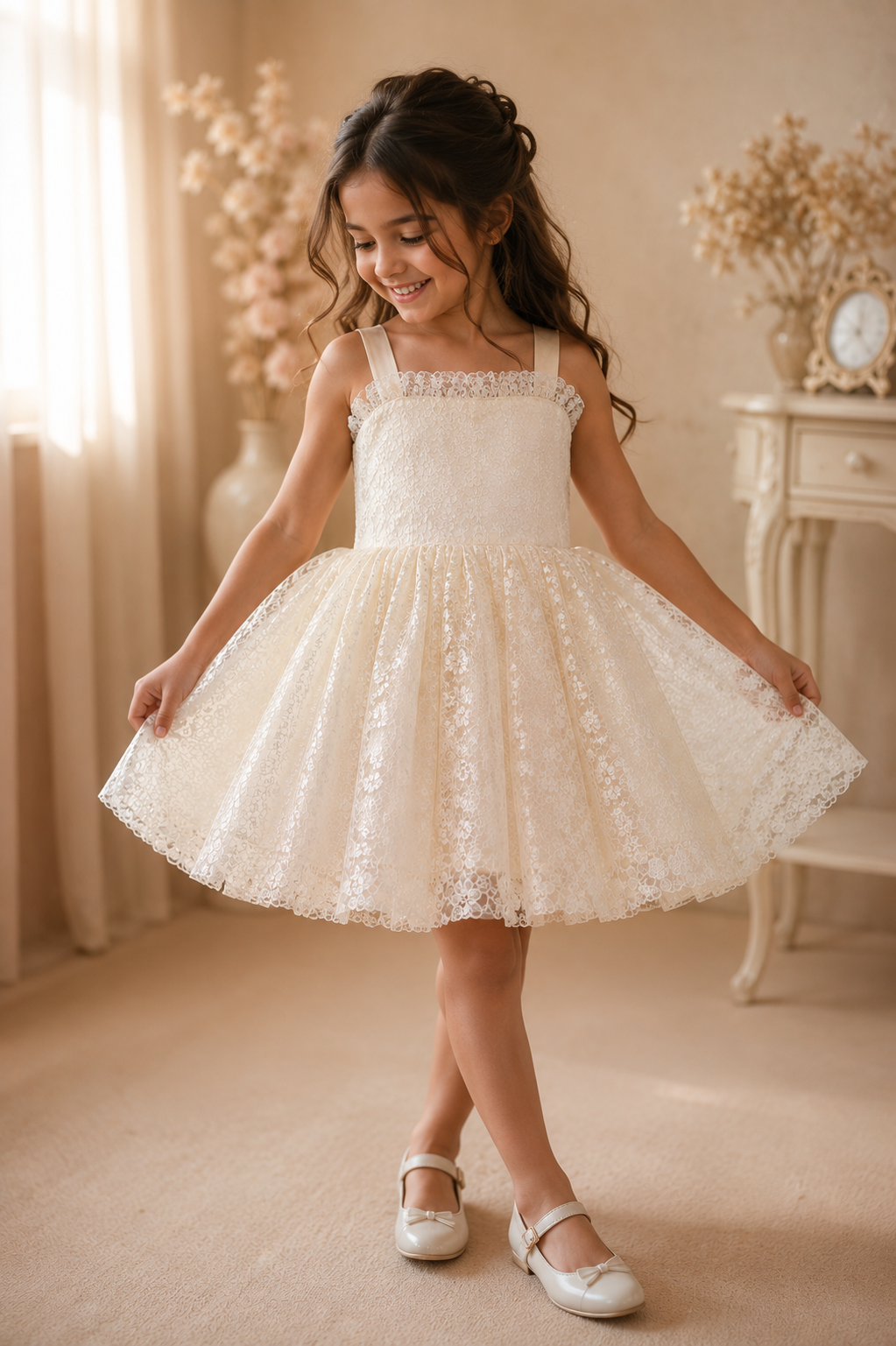 Lace Flower Girl Dress